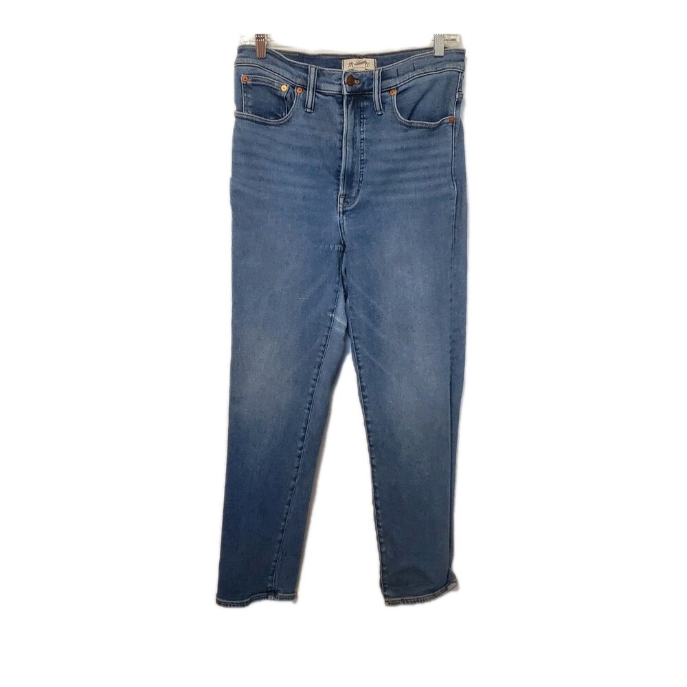 Madewell Jeans Women's 30 The Perfect Vintage Jean Blue High Rise Stretch
